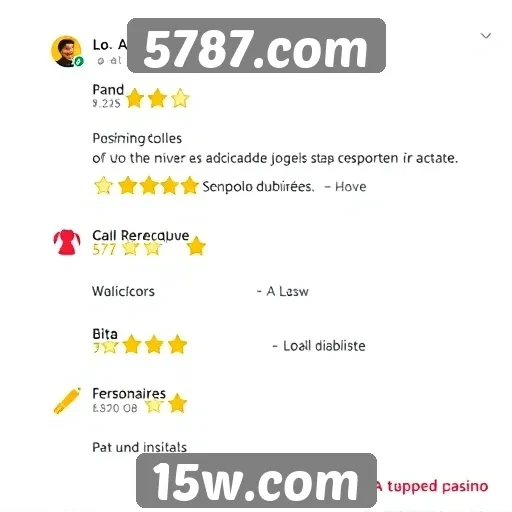 Feedback de usuários sobre 5787.com é positivo